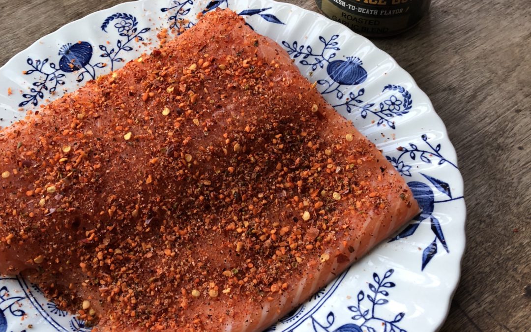 Roasted Garlic Salmon