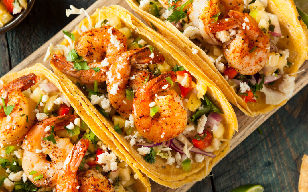 Grilled Voodoo Cajun Shrimp Tacos