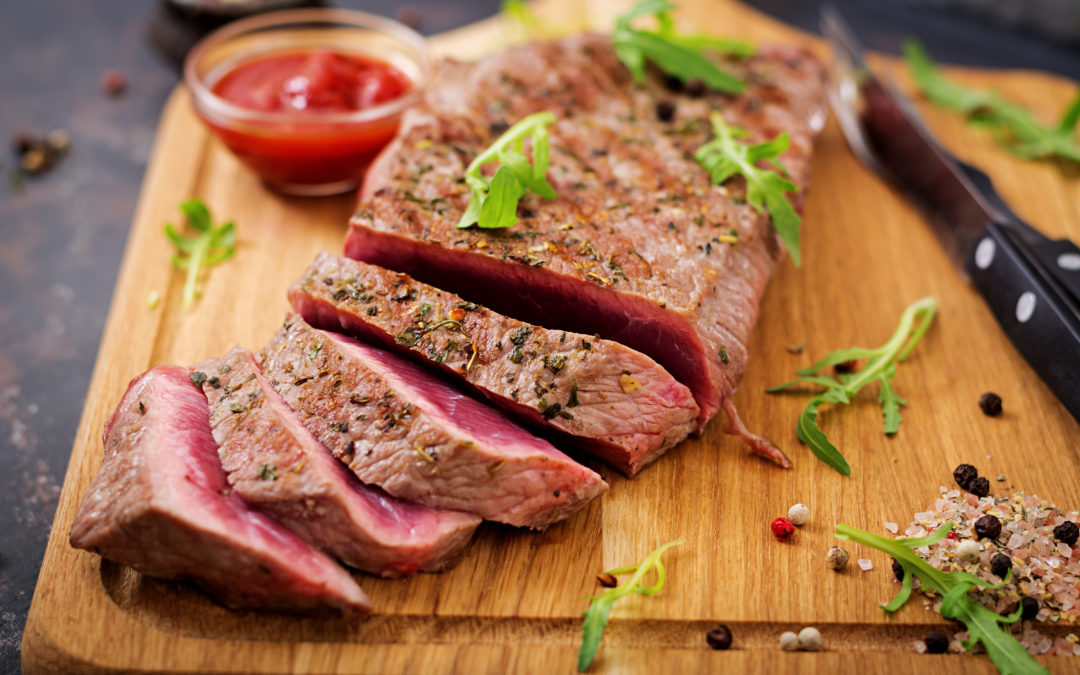 Medium Rare Steak In Spain